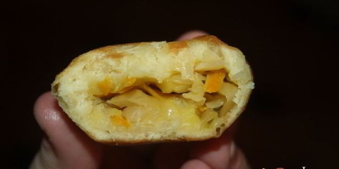 Рецепт жареные пирожки с квашеной капустой