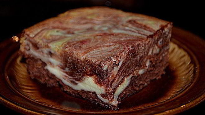 Рецепт Брауни Красный бархат с прослойкой