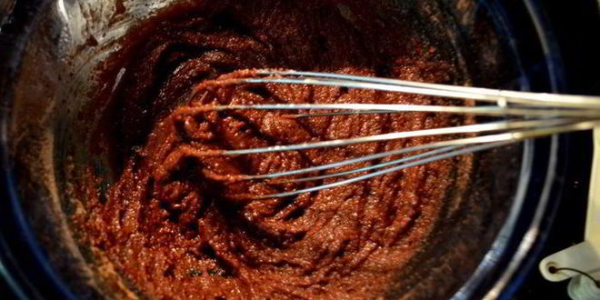 Рецепт брауни красный бархат с прослойкой