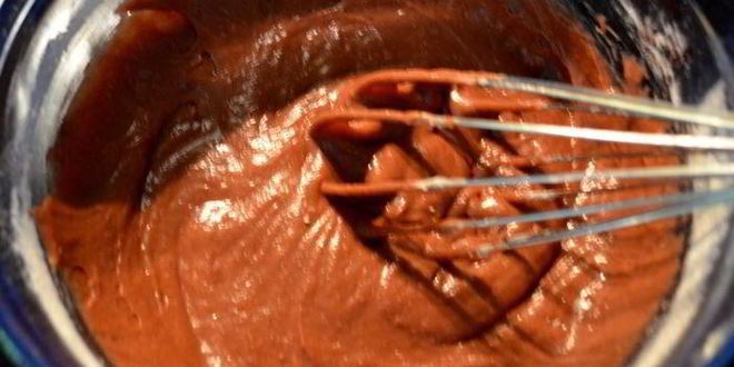 Рецепт брауни красный бархат с прослойкой