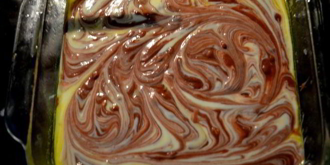 Рецепт брауни красный бархат с прослойкой