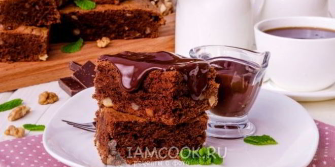 Рецепт брауни с орехами