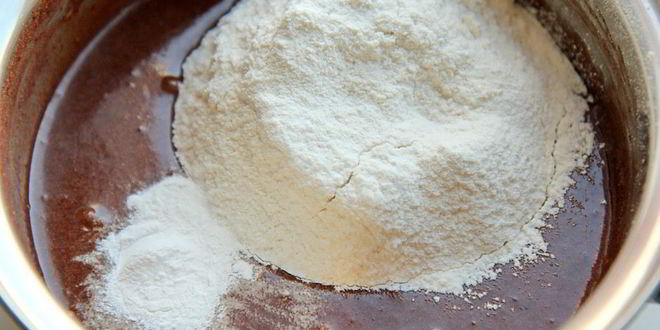 Рецепт брауни с творогом и вишней