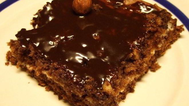 Рецепт Брауни с творожной начинкой