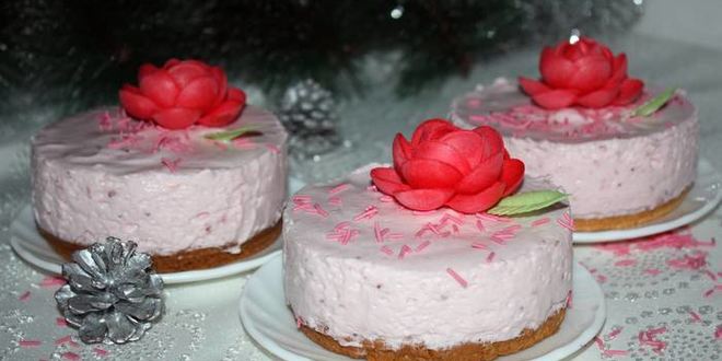 Рецепт клубнично-сливочное пирожное