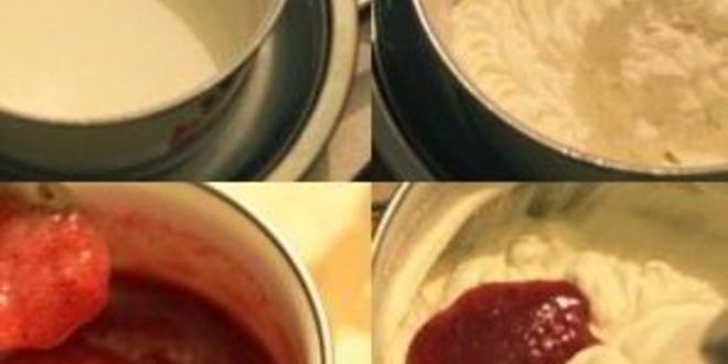 Рецепт кокосово-клубничное пирожное