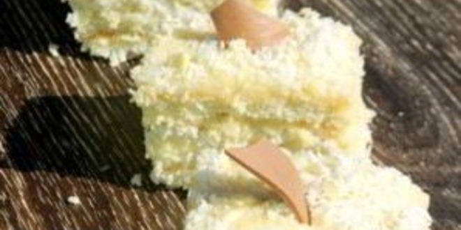 Рецепт кокосовое пирожное