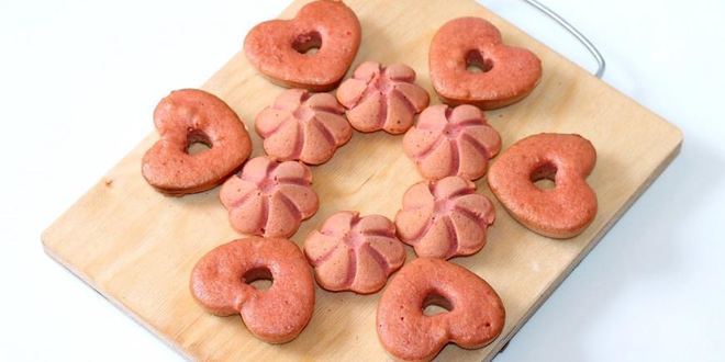 Рецепт малиново-ореховое пирожное