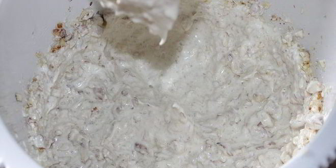 Рецепт миндально-кунжутные пирожные с мятой