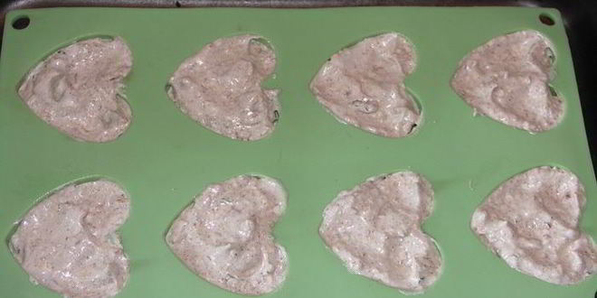 Рецепт миндально-кунжутные пирожные с мятой