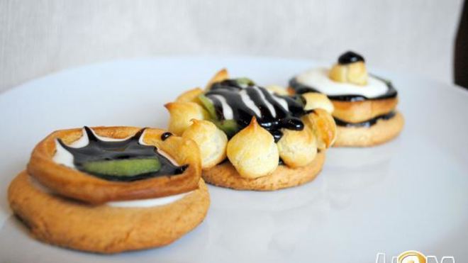 Рецепт Нежное пирожное с песочной основой