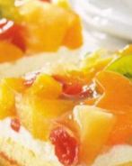 Нежные бисквитно-фруктовые пирожные к чаю Проще простого без выпечки