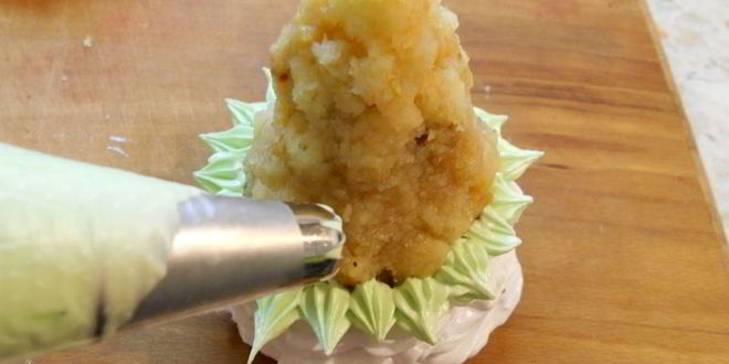 Рецепт новогоднее пирожное елочка