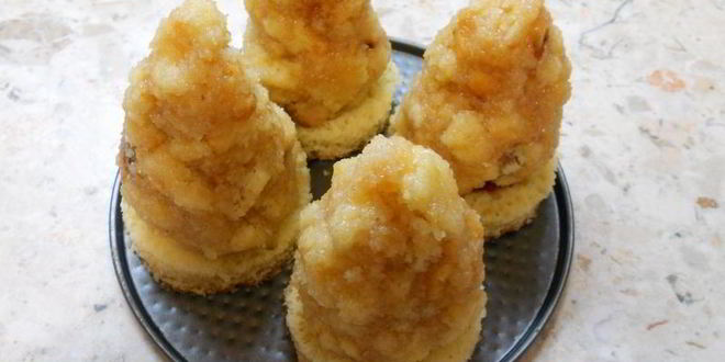 Рецепт новогоднее пирожное елочка