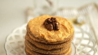 Рецепт Песочное пирожное с тыквенным кремом