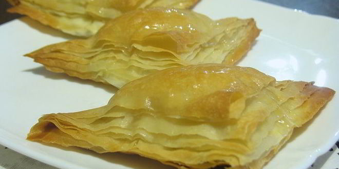 Рецепт пирожное аромат розы из теста фило с кремом