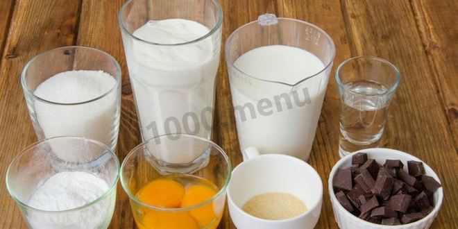 Рецепт пирожное бисквитное с кремом