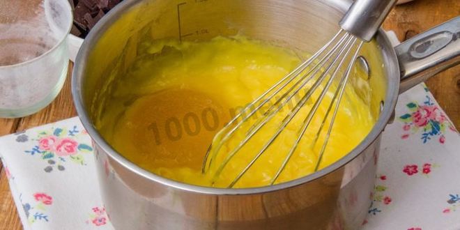 Рецепт пирожное бисквитное с кремом