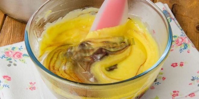 Рецепт пирожное бисквитное с кремом