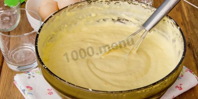 Рецепт пирожное бисквитное с кремом