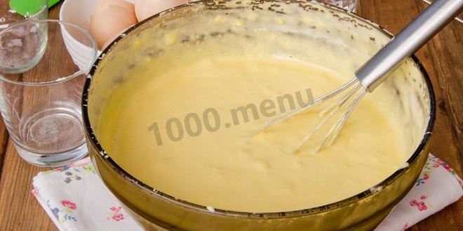 Рецепт пирожное бисквитное с кремом