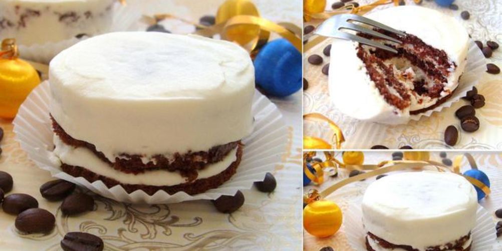 Как приготовить пирожное черно-белое наслаждение