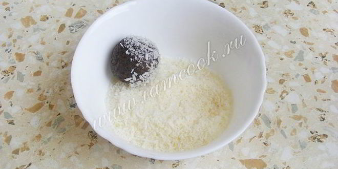 Рецепт пирожное картошка из бисквита