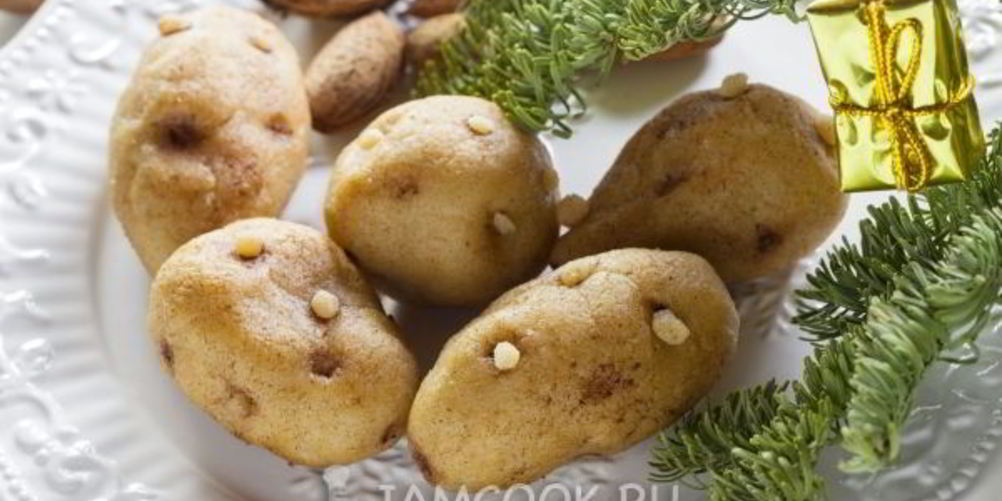 Как приготовить пирожное картошка из марципана