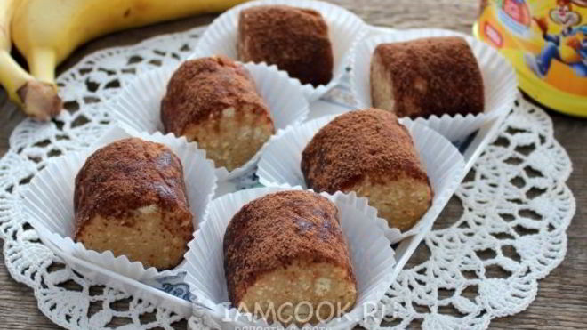 Рецепт Пирожное Колбаска из печенья