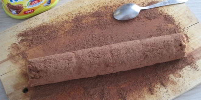 Рецепт пирожное колбаска из печенья