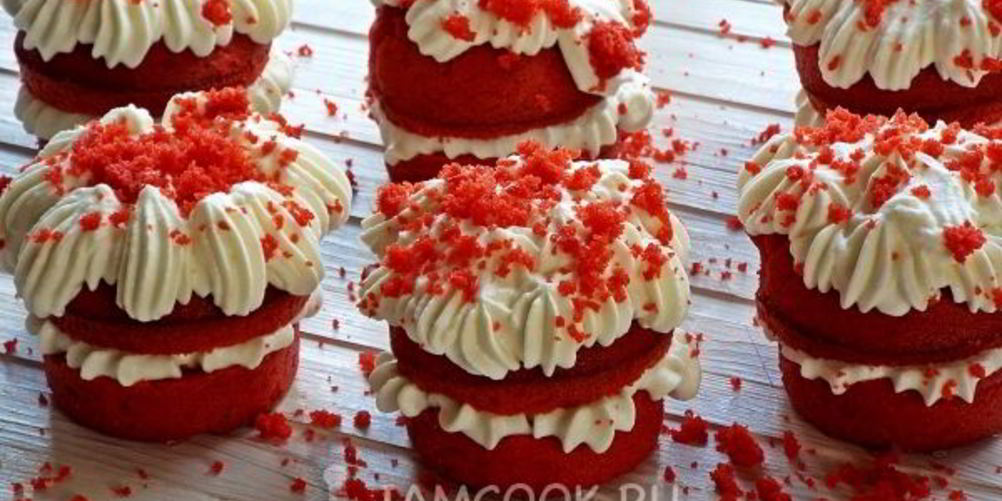 Как приготовить пирожное красный бархат