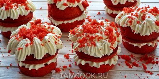 Рецепт пирожное красный бархат