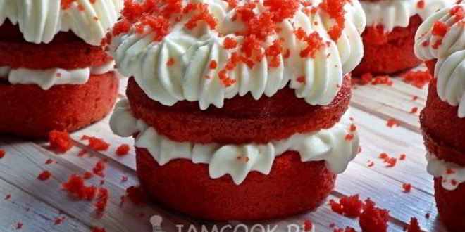 Рецепт пирожное красный бархат