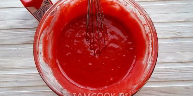 Рецепт пирожное красный бархат