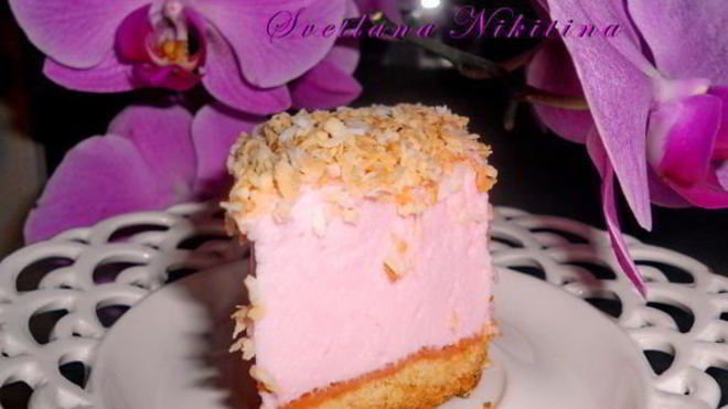 Рецепт Пирожное Розовые сны