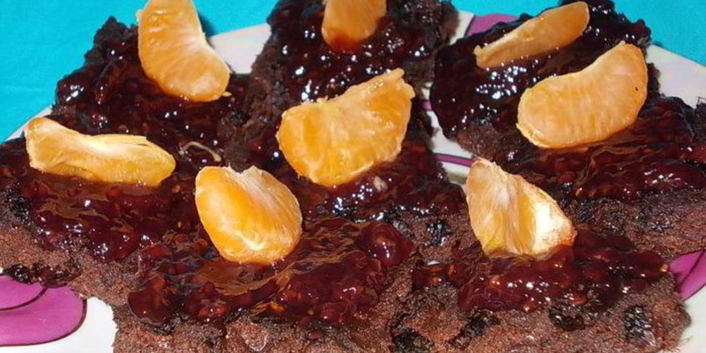 Как приготовить пирожное шоколадное с изюмом дуплет