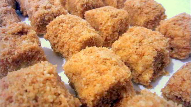 Рецепт Пирожные из слоеного теста с масляным кремом на сгущенном молоке