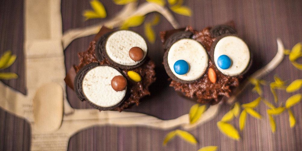 Как приготовить пирожные капкейки совята