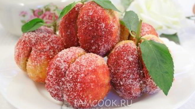 Рецепт Пирожные Персики
