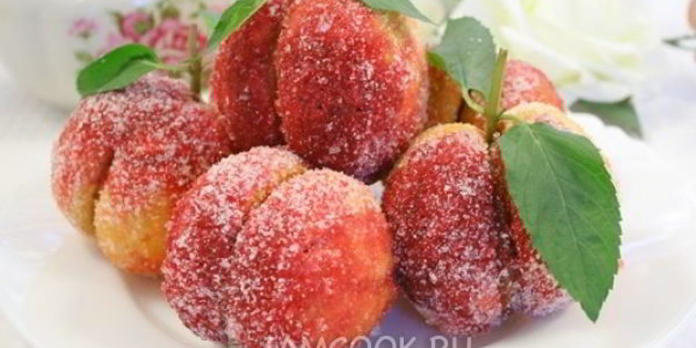 Как приготовить пирожные персики
