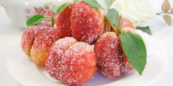 Рецепт пирожные персики