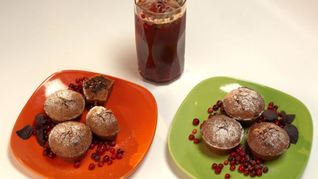 Рецепт Пирожные с горячим шоколадом