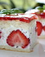 Пирожные с клубникой