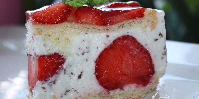 Рецепт пирожные с клубникой