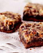 Пирожные с орехами и кокосовой стружкой