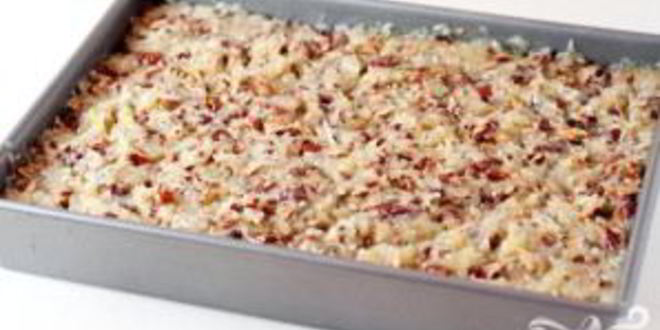 Рецепт пирожные с орехами и кокосовой стружкой