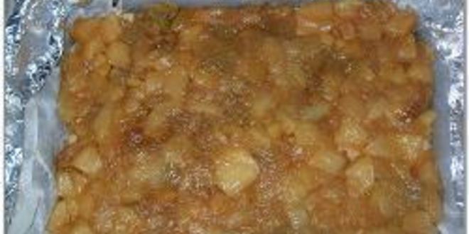 Рецепт пирожные с ревенем и яблоками