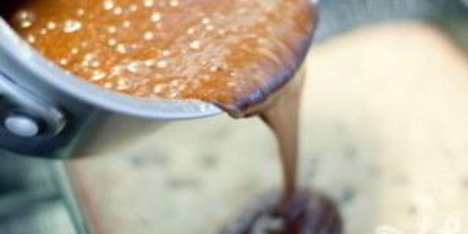 Рецепт пирожные с шоколадно-ванильной глазурью