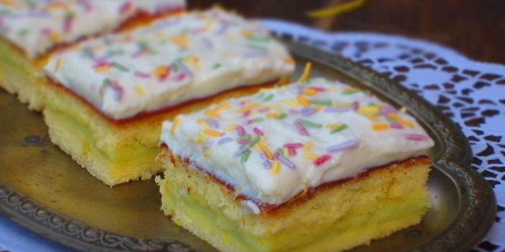 Как приготовить пирожные с творожным кремом и фисташковым пудингом