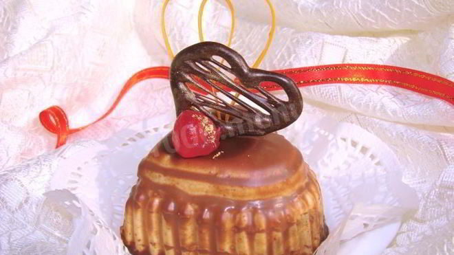 Рецепт Пирожные Сердце для влюбленных